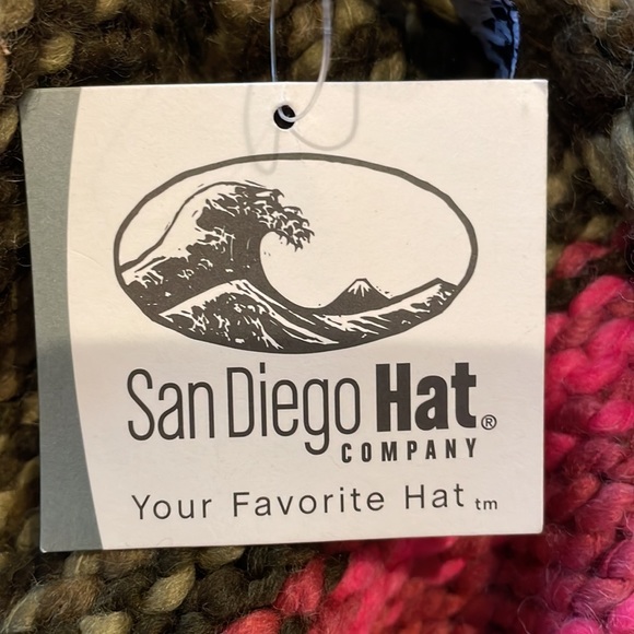 San Diego Hat Company long multicolor scarf - Picture 4 of 6